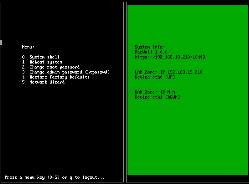 Console UI
