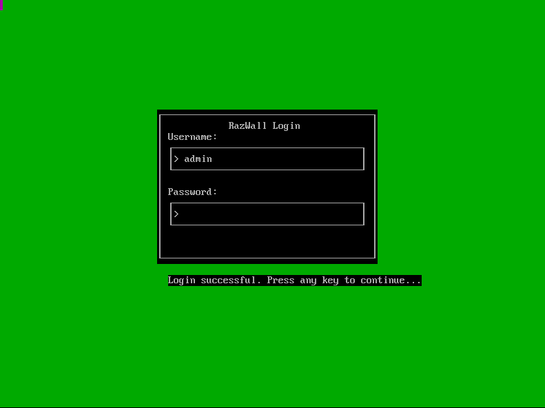 Console Login